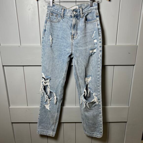 Endless Rose Women's Distressed Ripped Jeans Size 25 - Picture 2 of 8